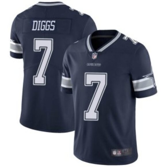 Mens Youths Kids Womens 7 Trevon Diggs Navy Vapor Stitched Jersey
